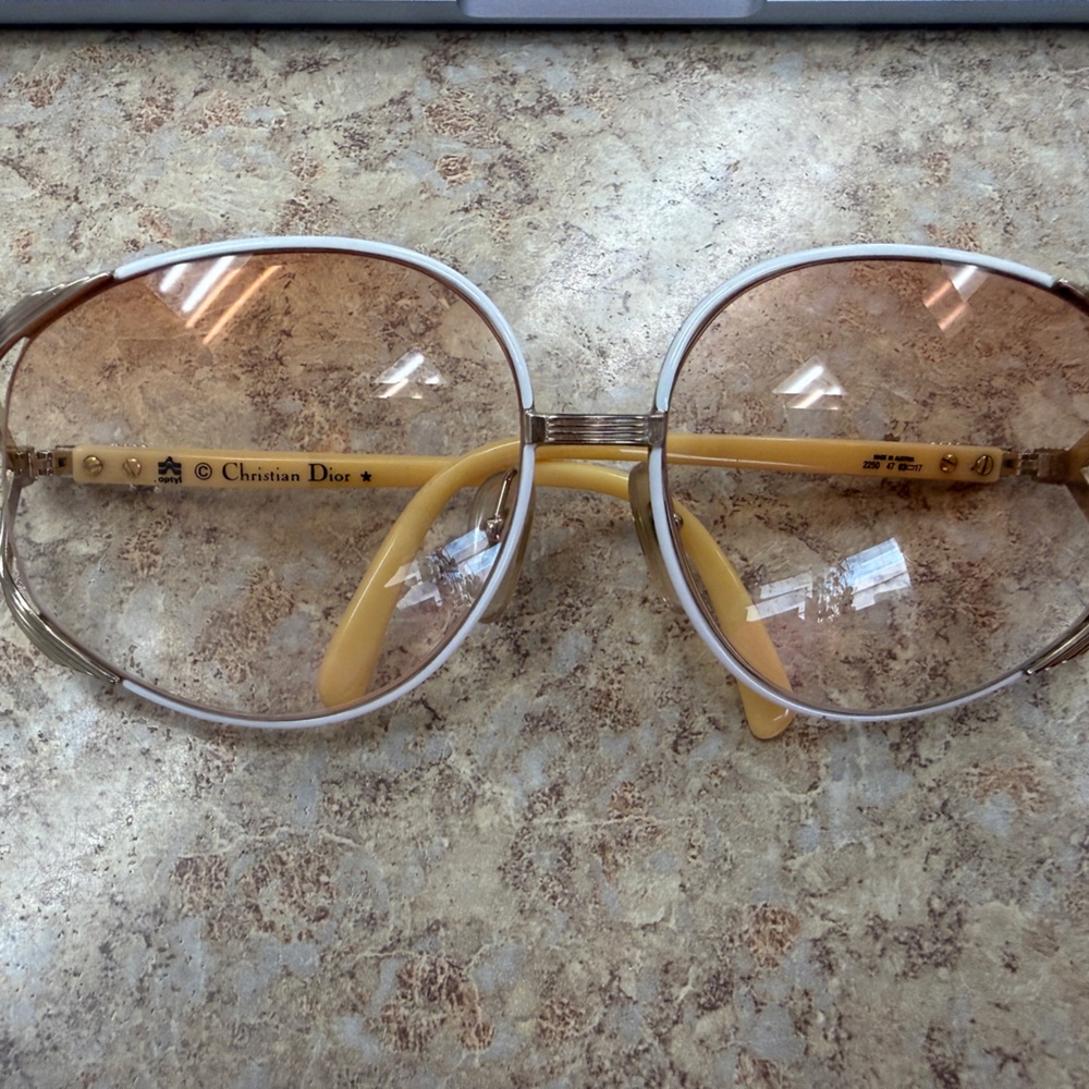 Dior Gold and Tan Sunglasses VINTAGE